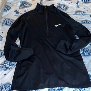 Nike Dri fit Black Quarter-Zip Top